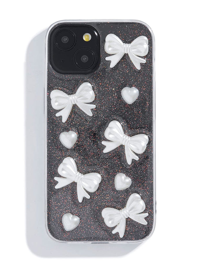 3D Bow and Hearts iPhone Case Phone Cases Custard London