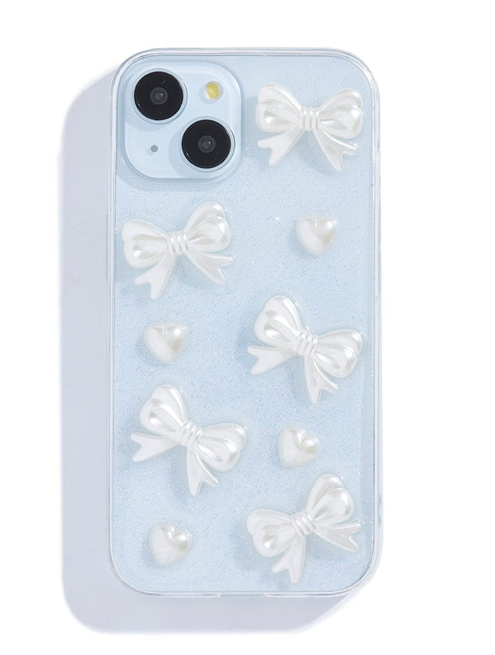 3D Bow and Hearts iPhone Case Phone Cases Custard London