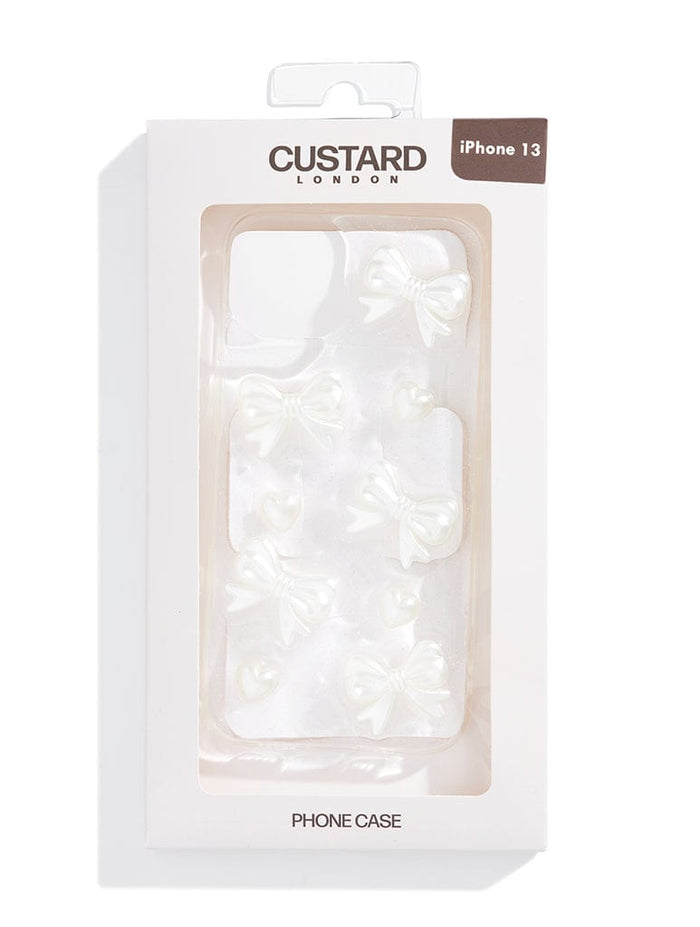 3D Bow and Hearts iPhone Case Phone Cases Custard London