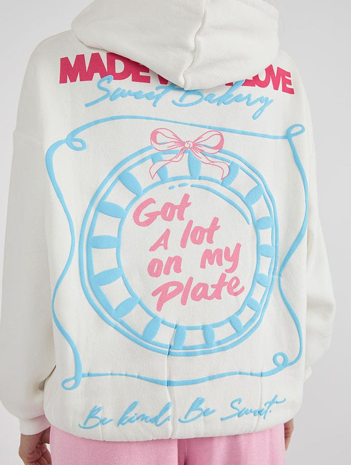 A Lot On My Plate Hoodie Hoodies & Sweatshirts Skinnydip London