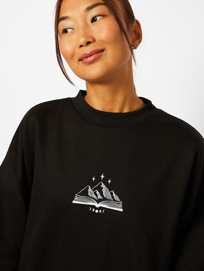 ACOTAR To The Stars Sweatshirt In Black Hoodies & Sweatshirts Skinnydip London