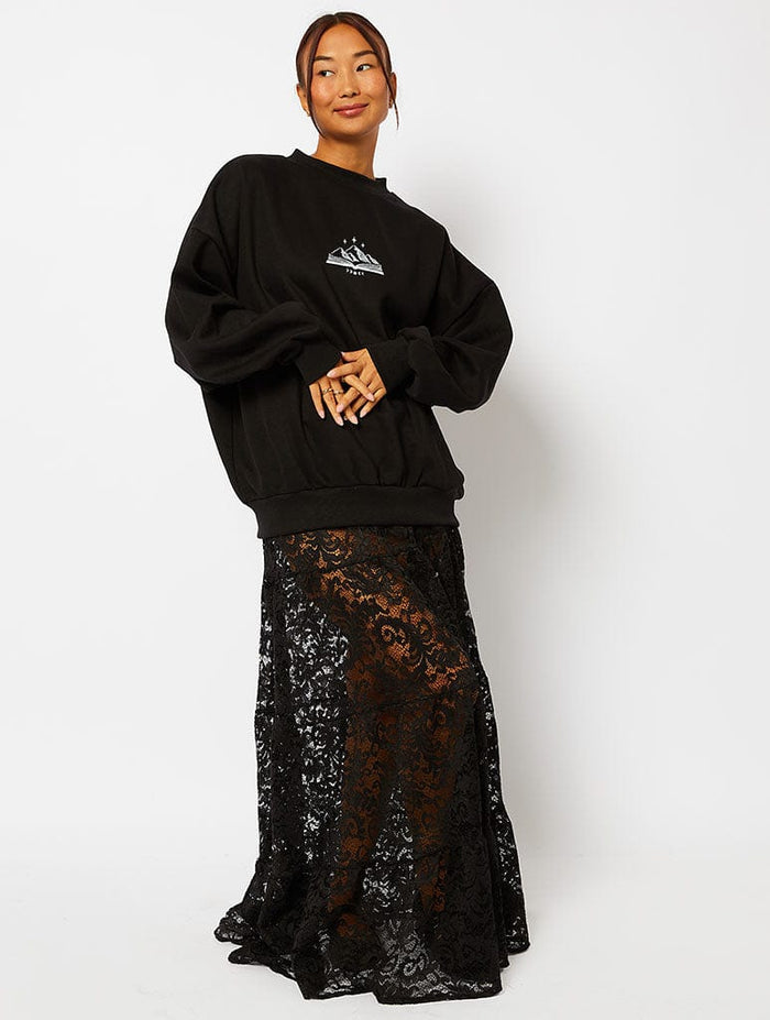 ACOTAR To The Stars Sweatshirt In Black Hoodies & Sweatshirts Skinnydip London