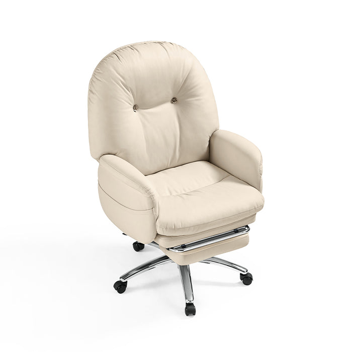 Amity Adjustable Height Computer Chair/Office Chair and Caster Wheels With Retractable Footrest