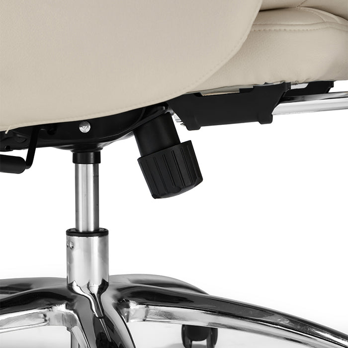 Amity Adjustable Height Computer Chair/Office Chair and Caster Wheels With Retractable Footrest
