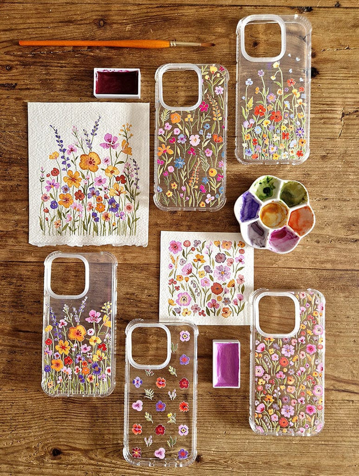 Anna Lau x Skinnydip Dainty Botanical Shock iPhone Case Phone Cases Skinnydip London