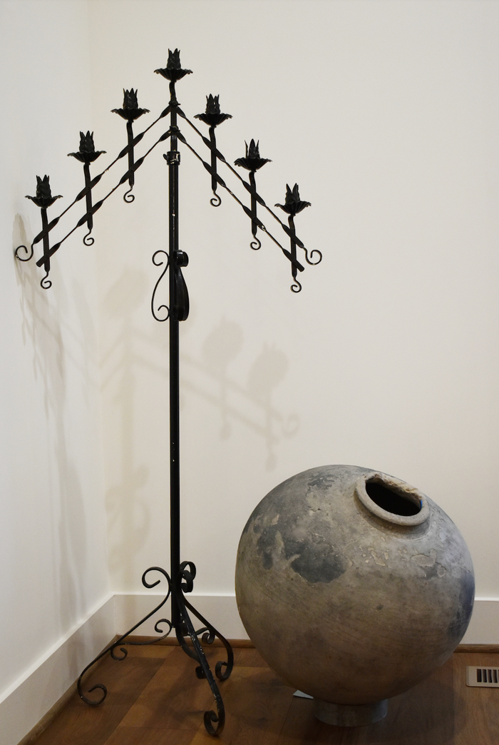 Antique Metal Candelabra