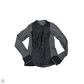 Athletic Jacket By Lululemon In Black & Grey, Size: S