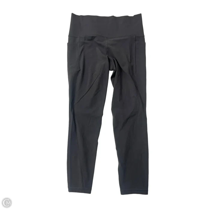 Athletic Leggings By Athleta In Grey, Size: M