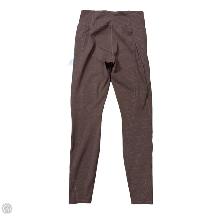 Athletic Leggings By Athleta In Mauve, Size: S