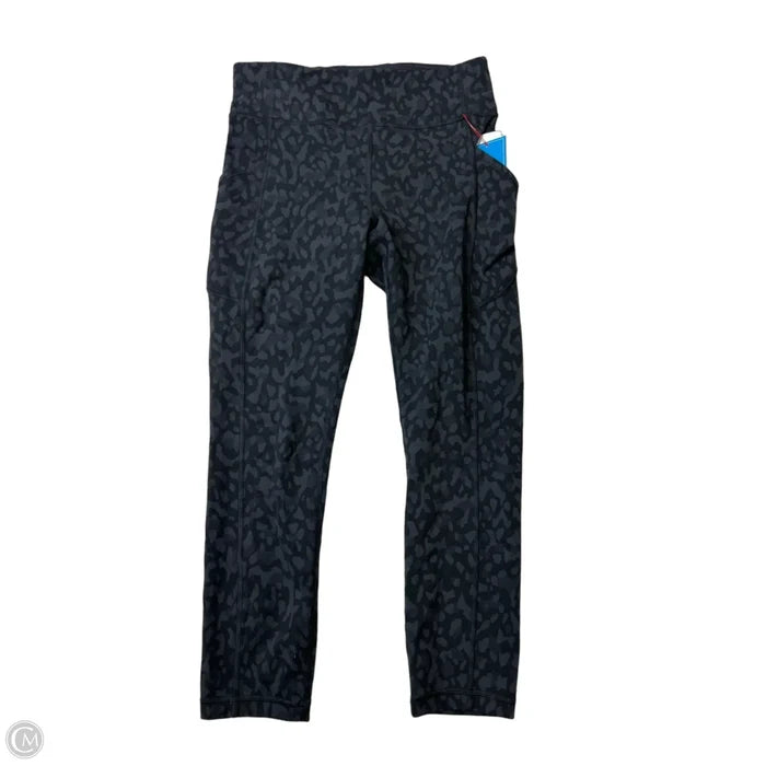 Athletic Leggings By Lululemon In Animal Print, Size: M