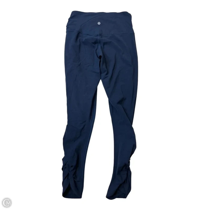 Athletic Leggings By Lululemon In Blue, Size: M