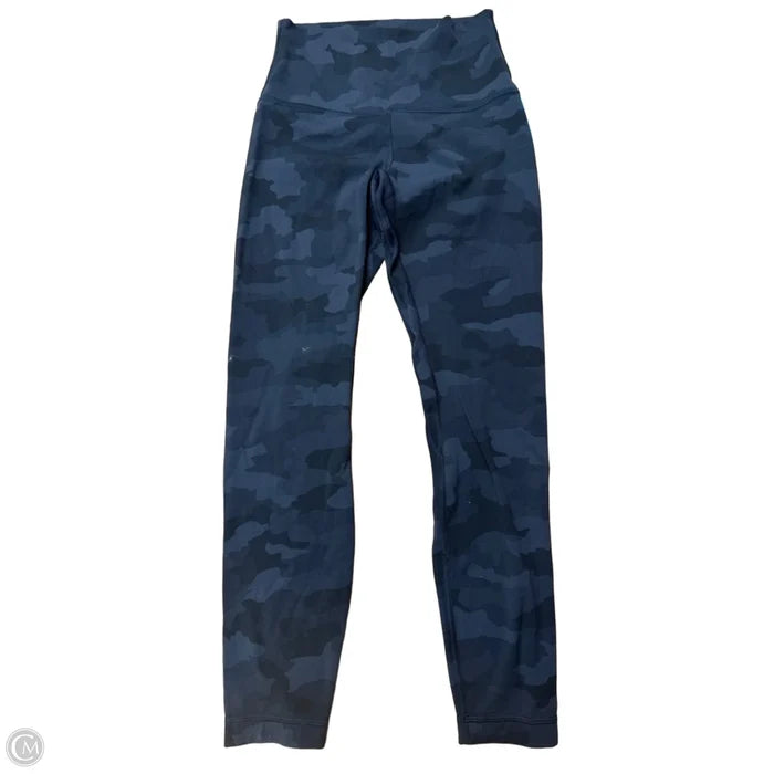 Athletic Leggings By Lululemon In Camouflage Print, Size: S