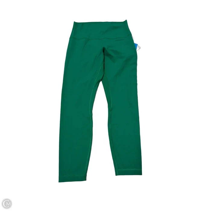 Athletic Leggings By Lululemon In Green, Size: M