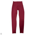 Athletic Leggings By Lululemon In Red, Size: 6