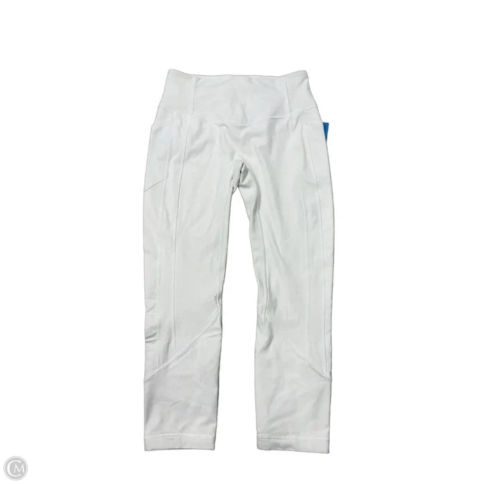 Athletic Leggings Capris By Lululemon In White, Size: M