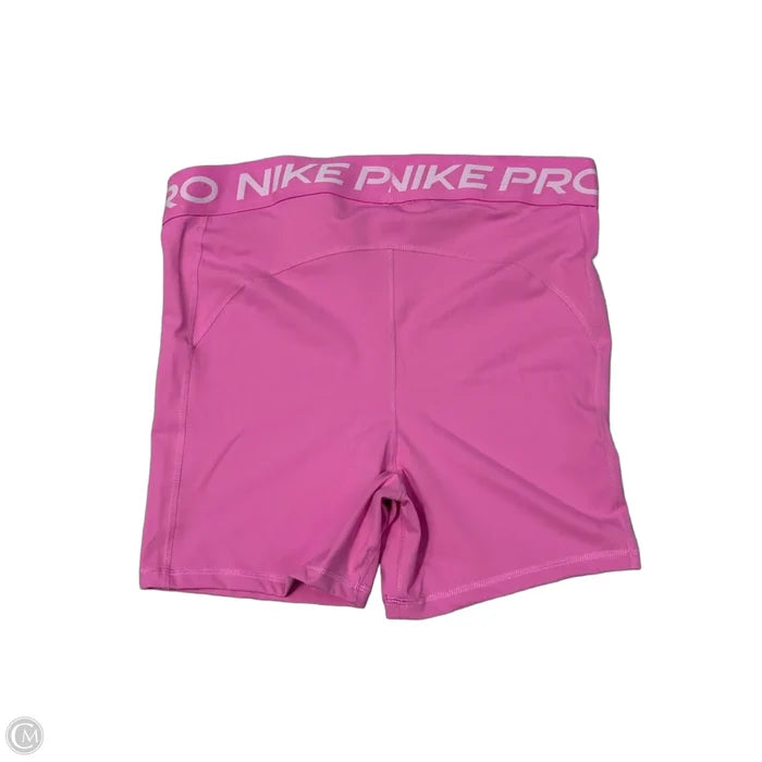 Athletic Shorts By Nike In Pink, Size: 1x