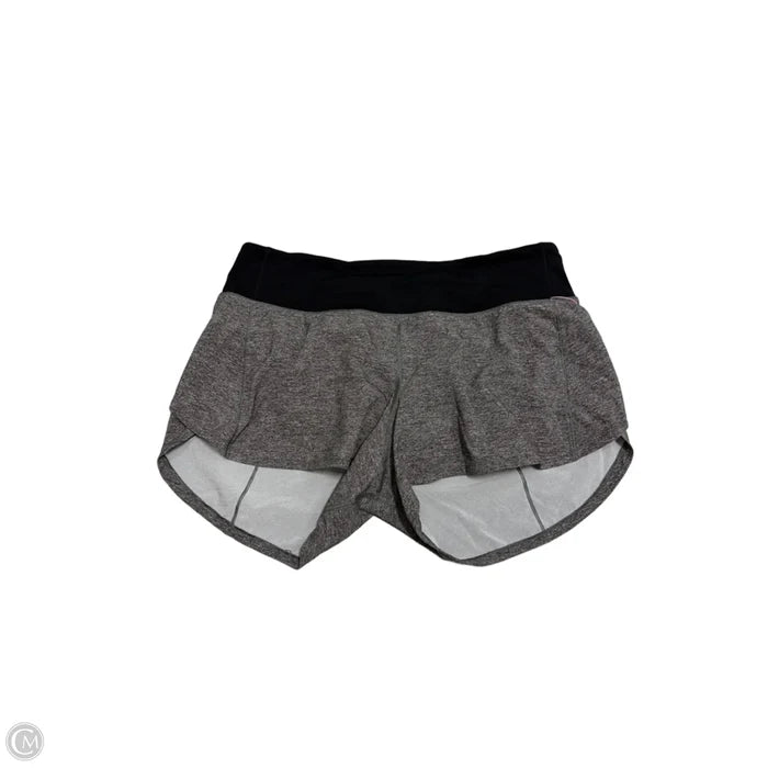 Athletic Shorts By Lululemon In Grey, Size: M
