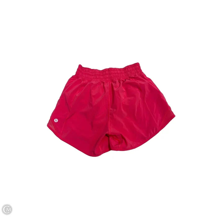 Athletic Shorts By Lululemon In Pink, Size: Xs
