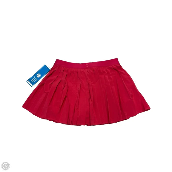 Athletic Skort By Lululemon In Pink, Size: L