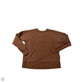 Athletic Sweatshirt Crewneck By Lululemon In Brown, Size: S