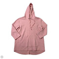 Athletic Sweatshirt Hoodie By Lilla P In Pink, Size: S