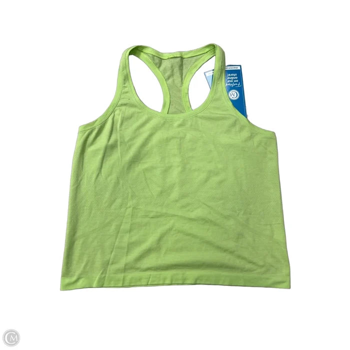 Athletic Tank Top By Lululemon In Green, Size: L