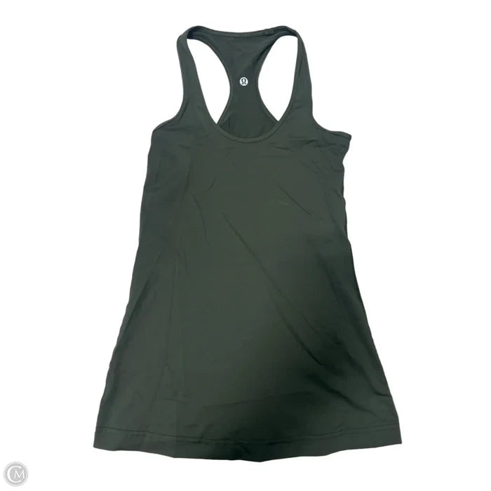 Athletic Tank Top By Lululemon In Green, Size: S