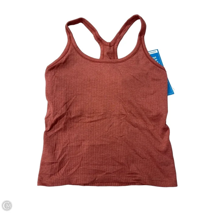 Athletic Tank Top By Lululemon In Orange, Size: M