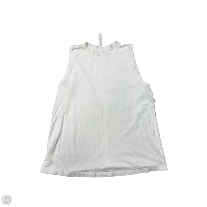 Athletic Tank Top By Lululemon In White, Size: M