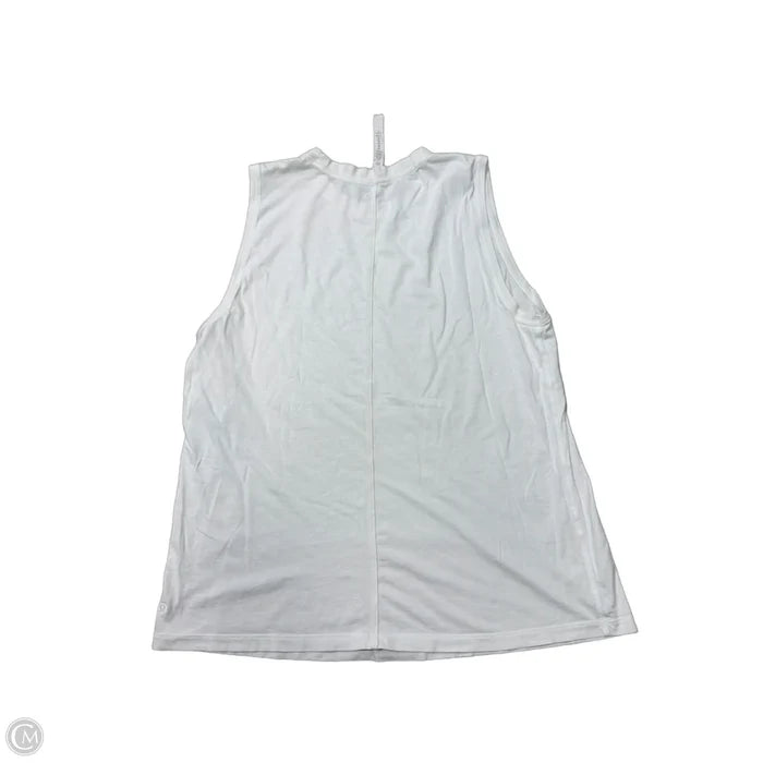 Athletic Tank Top By Lululemon In White, Size: M