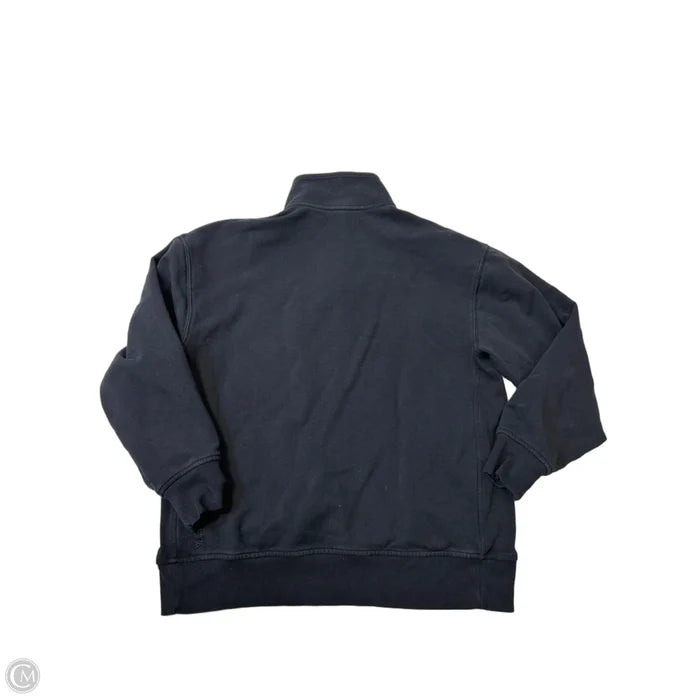 Athletic Top Long Sleeve Collar By Athleta In Black, Size: Xs