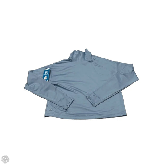 Athletic Top Long Sleeve Collar By Athleta In Blue, Size: Xs