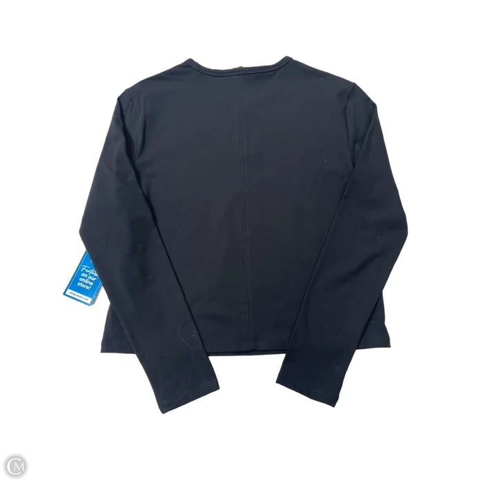 Athletic Top Long Sleeve Crewneck By Athleta In Black, Size: Xs