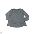 Athletic Top Long Sleeve Crewneck By Athleta In Grey, Size: S
