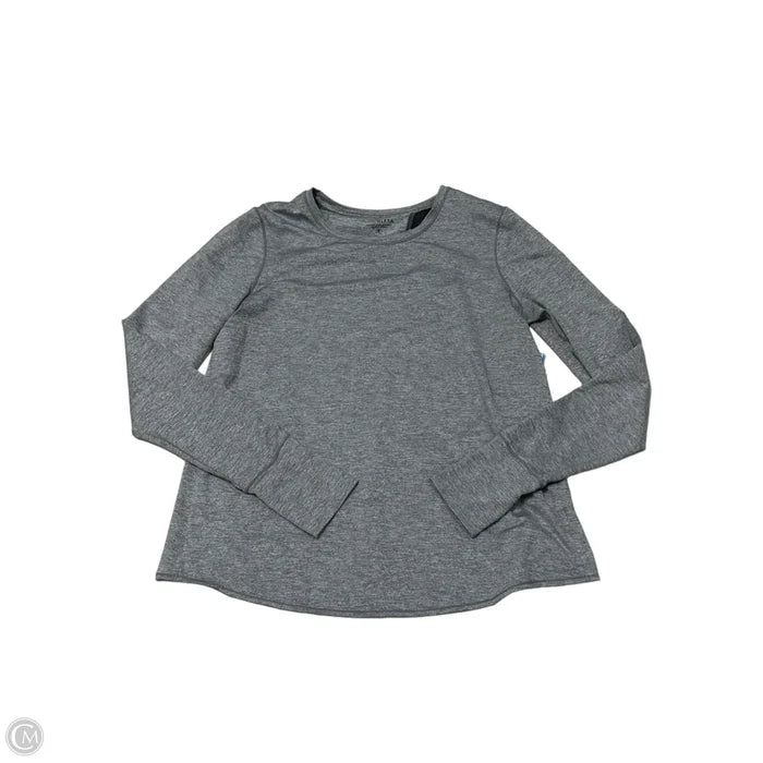 Athletic Top Long Sleeve Crewneck By Athleta In Grey, Size: S