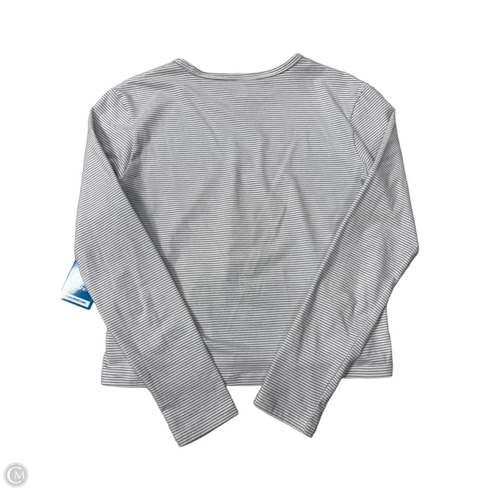 Athletic Top Long Sleeve Crewneck By Athleta In Striped Pattern, Size: Xxs