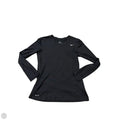 Athletic Top Long Sleeve Crewneck By Nike In Grey, Size: S