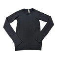 Athletic Top Long Sleeve Crewneck By Lululemon In Black, Size: S (4)