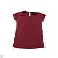 Athletic Top Short Sleeve By Athleta In Orange, Size: L