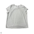 Athletic Top Short Sleeve By Athleta In White, Size: Xs