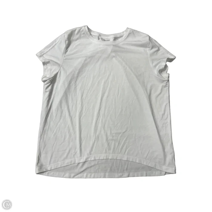 Athletic Top Short Sleeve By Athleta In White, Size: Xs