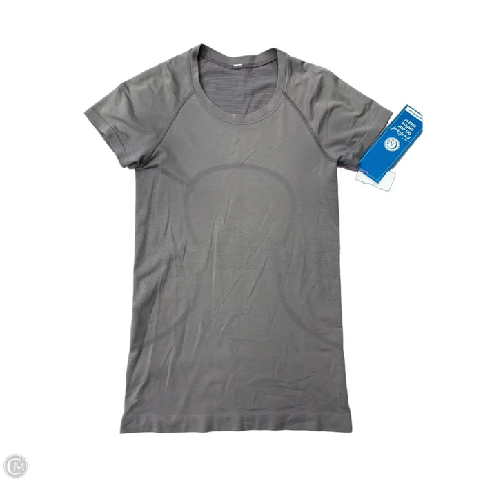 Athletic Top Short Sleeve By Lululemon In Purple, Size: S