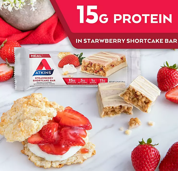 Atkins Strawberry Shortcake Meal Bar ( 16 ct.)