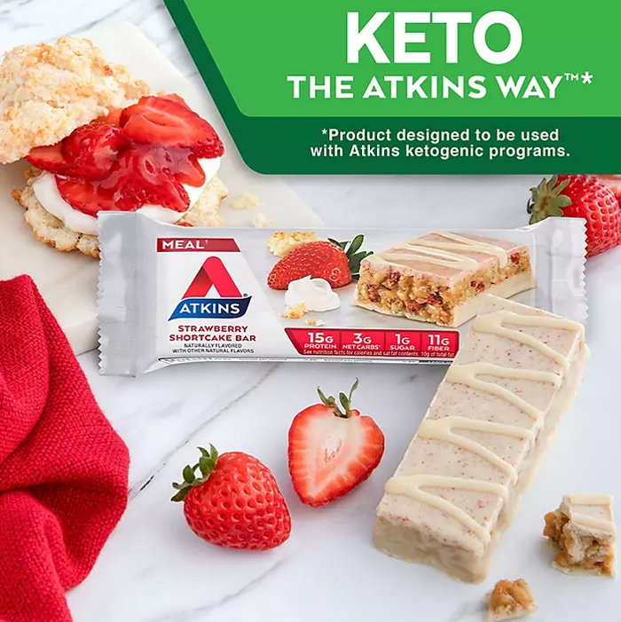 Atkins Strawberry Shortcake Meal Bar ( 16 ct.)