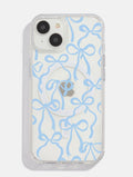 Baby Blue Bows MagSafe iPhone Case Phone Cases Skinnydip London