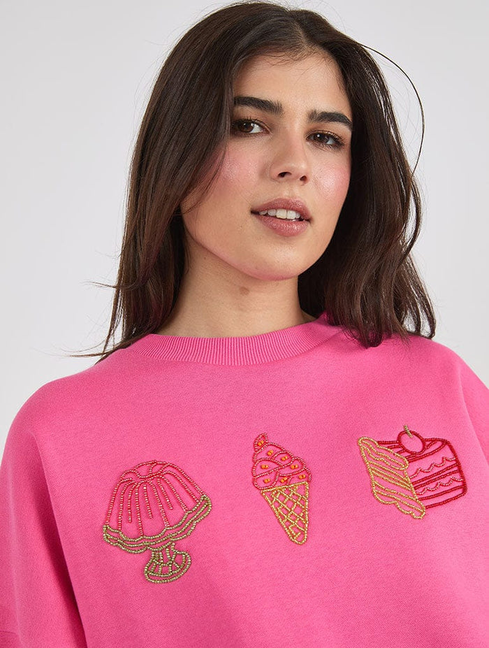 Beaded Cake Sweatshirt Hoodies & Sweatshirts Skinnydip London