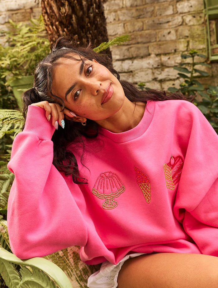 Beaded Cake Sweatshirt Hoodies & Sweatshirts Skinnydip London