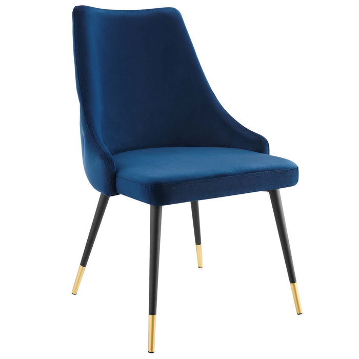 Bella Tufted Velvet Dining Chair - Navy Denmark Home