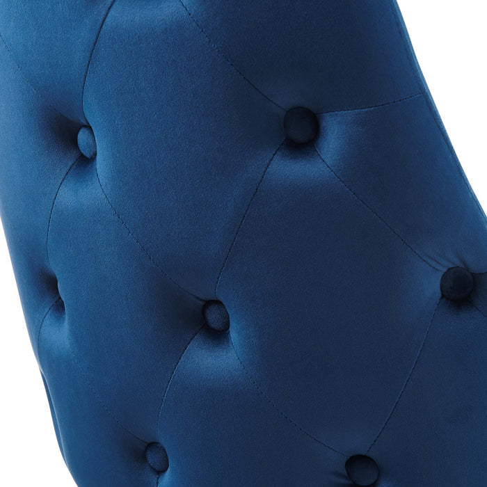 Bella Tufted Velvet Dining Chair - Navy Denmark Home