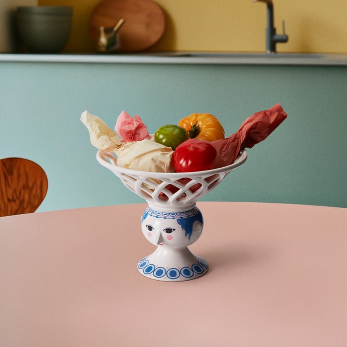 Bjørn Wiinblad Dora Fruit Bowl — Blue